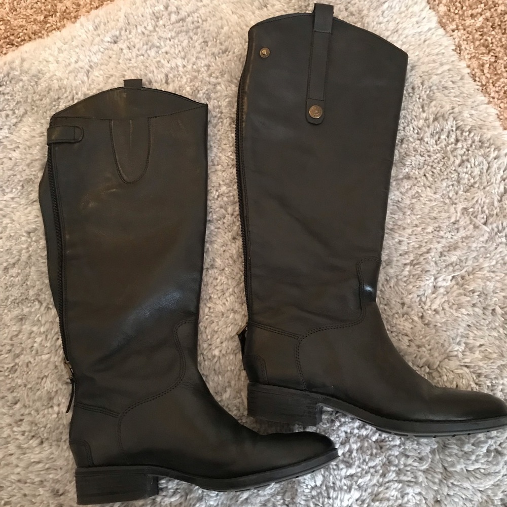 Sam Edelman black leather boots